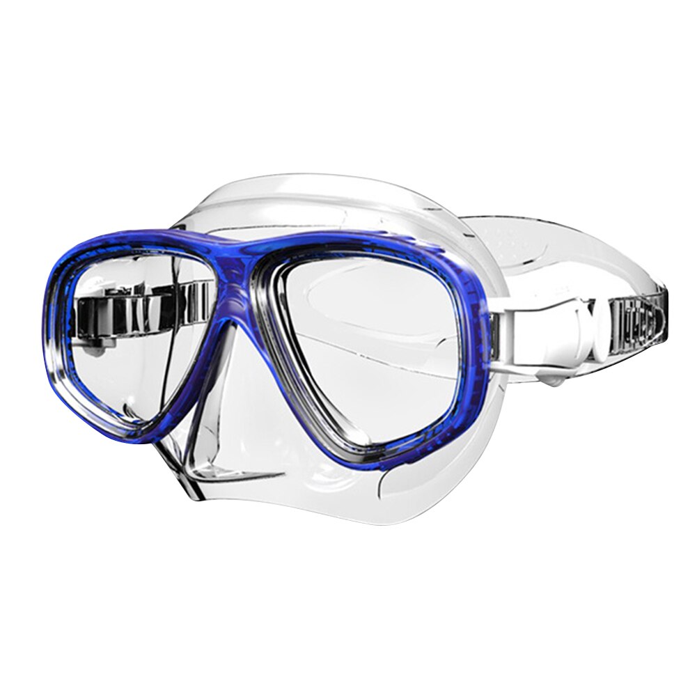 Máscaras de buceo para adultos, gafas de esnórquel antiniebla, accesorios para piscina subacuática: Blue