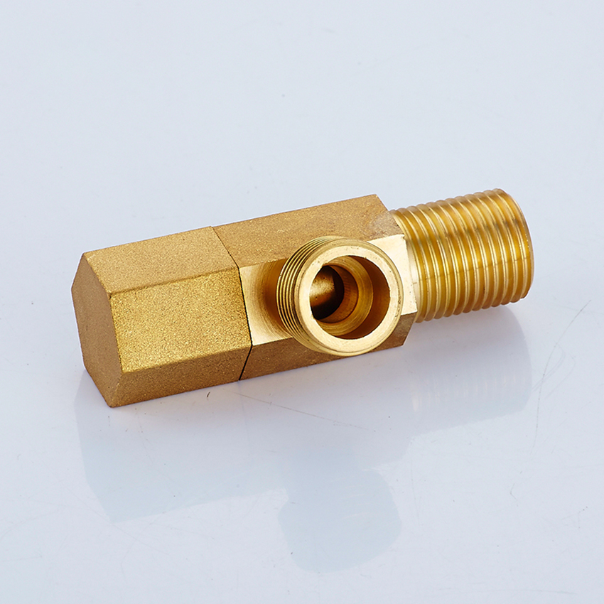 G1/2 Triangular Copper Valve and Cold Water Tap Valve Home Hotel Bathroom Universal Ceramic Spool Brass Valve Hardware