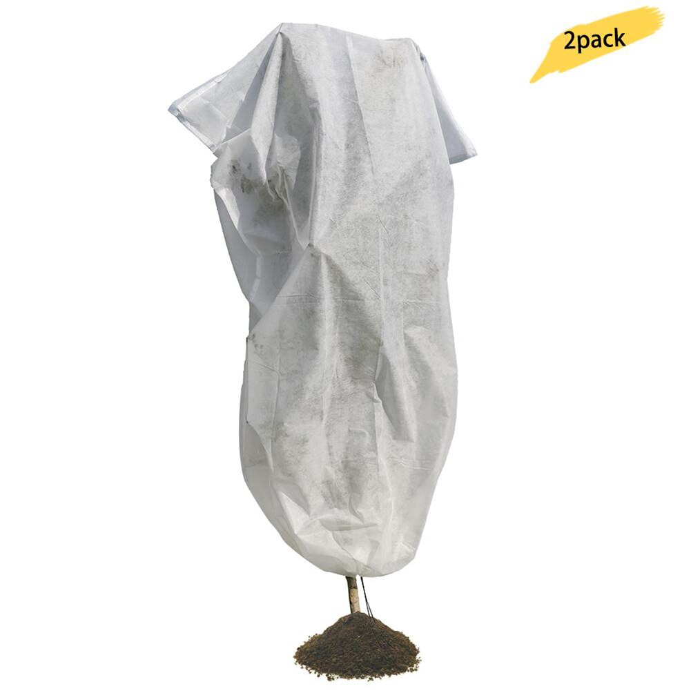 2 stücke Anlage Warme Abdeckung Baum Decke Jacke Einfrieren Frost Schutz einstellen Jacke fallen Tuch für Topfpflanzen Obst Bäume