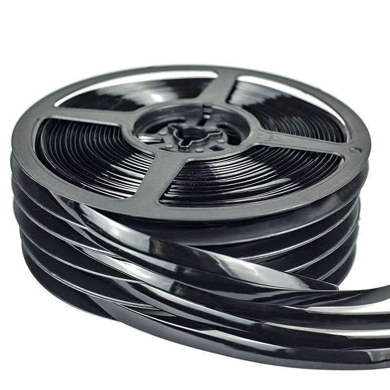 Ceramic Tile Mildewproof Gap Tape Self-adhesive Kitchen Waterproof Sticker Bathroom Beautiful Seam Tape Edge Decoration 1roll 6m: Black