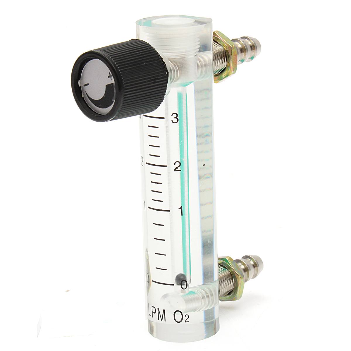 0-3LPM 3L Zuurstof Flowmeter Flowmeter Met Regelklep Voor Zuurstof Lucht Gas
