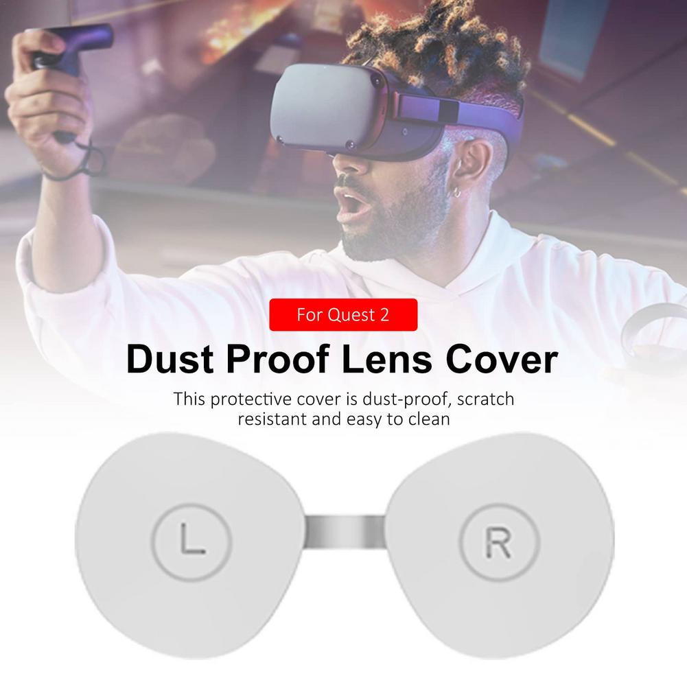 Objektivschutzfolie aus silikon, staubdicht, für oculus quest 2/, rift s/go vr-brillen
