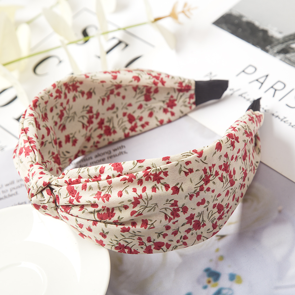 Druck Leopard Stirnband Breites Kreuz Frauen Haarband Elastische Schleife Haar Band Bands Lünette oben Knoten Mädchen Haar Zubehör