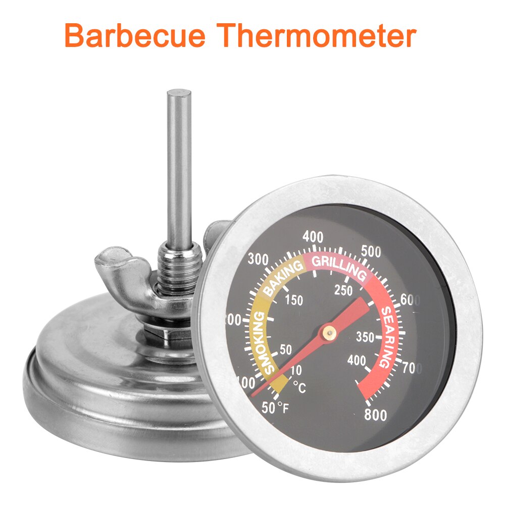 Instant Read Oven Thermometer for Kitchen Home Baking Household Cooking Temp Gauge 0-400℃ BBQ Smoker Grill Thermometer