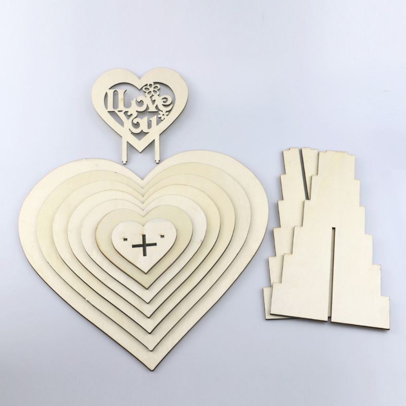 Rocher jeg elsker dig hjerte pyramide bryllup chokolade dessert displaystand