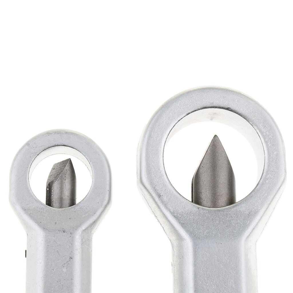 2pcs Nut Splitter Set (for 0-18mm and 12-30mm), Broken Damaged Screw Nut Removal Splitting Tools