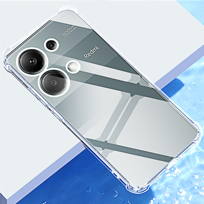 Funda suave de silicona transparente a prueba de golpes para Xioami Redmi Note 13 12 Pro 4G 12S 11 10 9 Pro Plus contraportada Redmi 13C 5G 12C 10a 10c