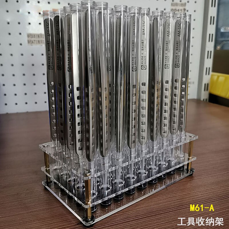 AMAOE Storage Rack Screwdriver Tweezers Tool Box Maintenance Accessories Rack Mobile Phone Repair Tool Sets