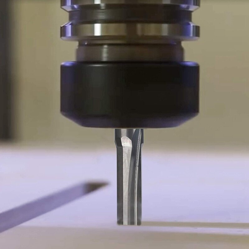 10 stk 2 fløjte cnc fræser 3.175mm lige slids wolfram stål fræser til træ mdf plast