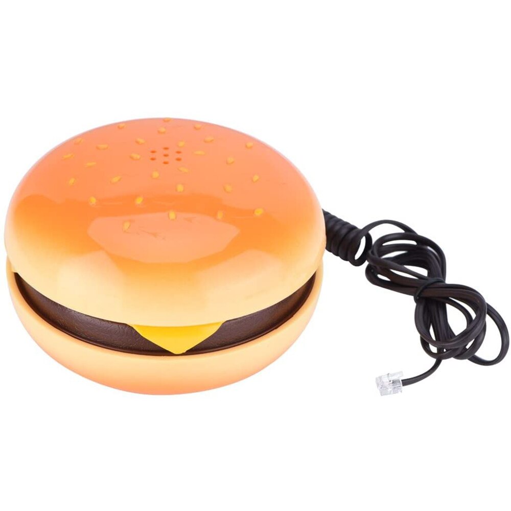 Emulational Hamburger Telefon Draht Festnetz Telefon Hause Dekoration Telefon