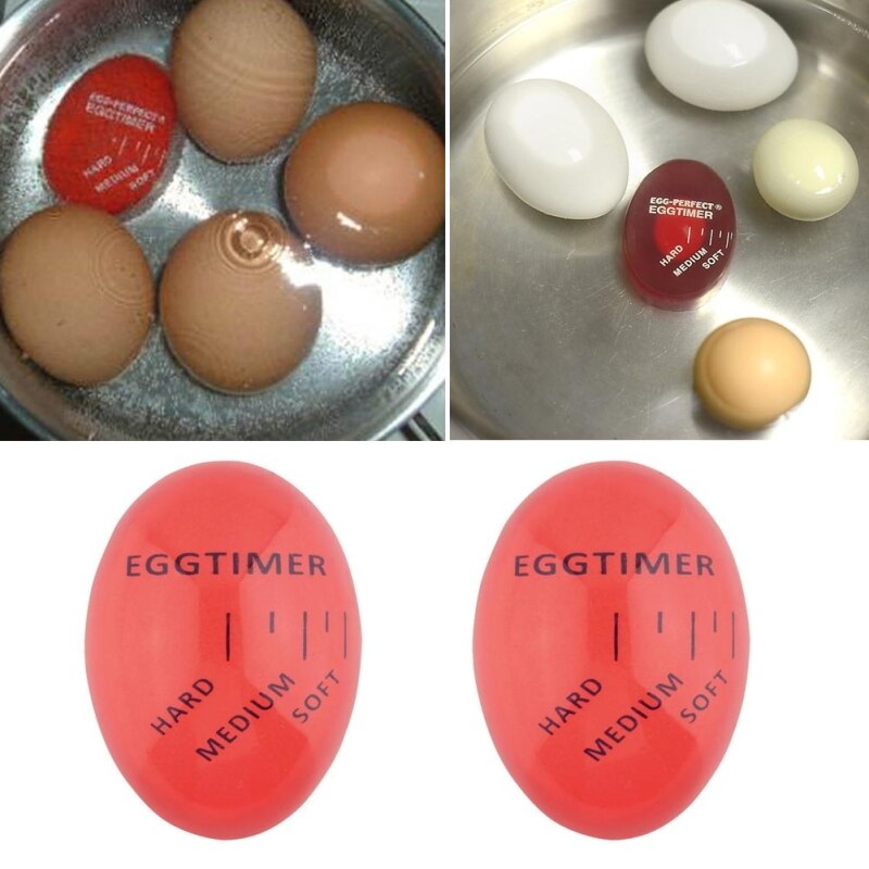 Kitchen Assistant Egg Timer Boiled Egg And Cooked Observer Perfect Supplies Changing Color Timer Timer Egg V3A2