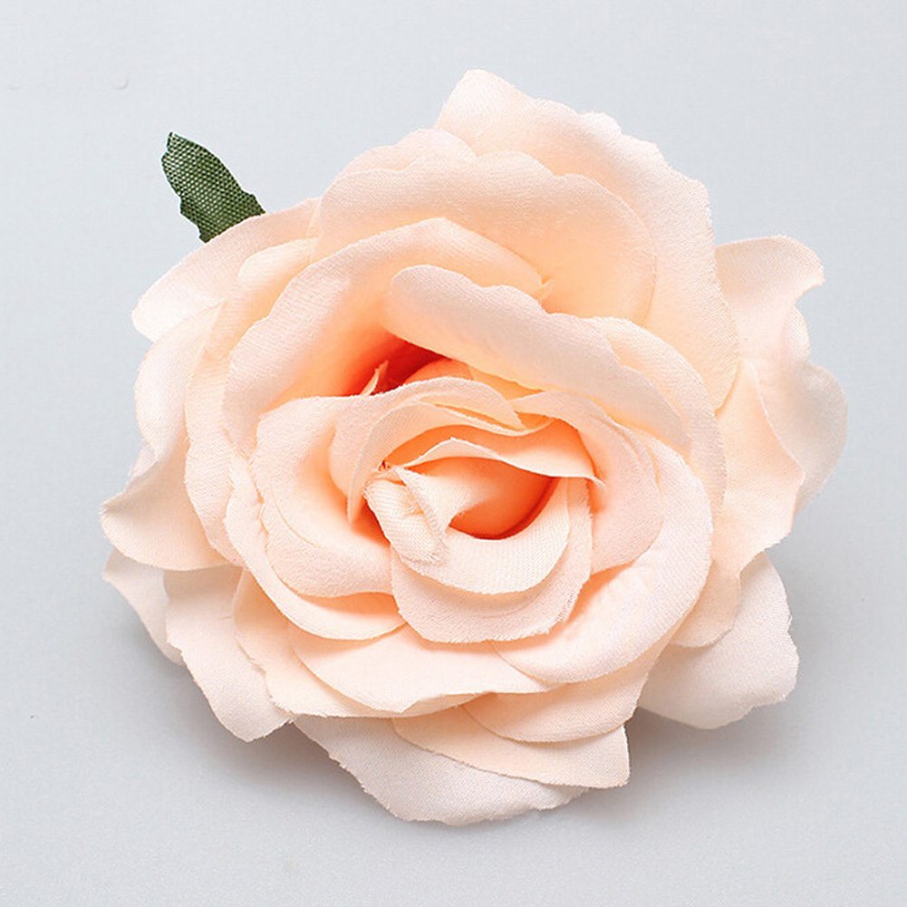 Bloemen Haarspeldjes Voor DIY Hoofdtooi Voor Bruids Massaal Doek Rode Roos Bloem Haarspeld Haar Clip Party Haaraccessoires Goedkoop: Rood