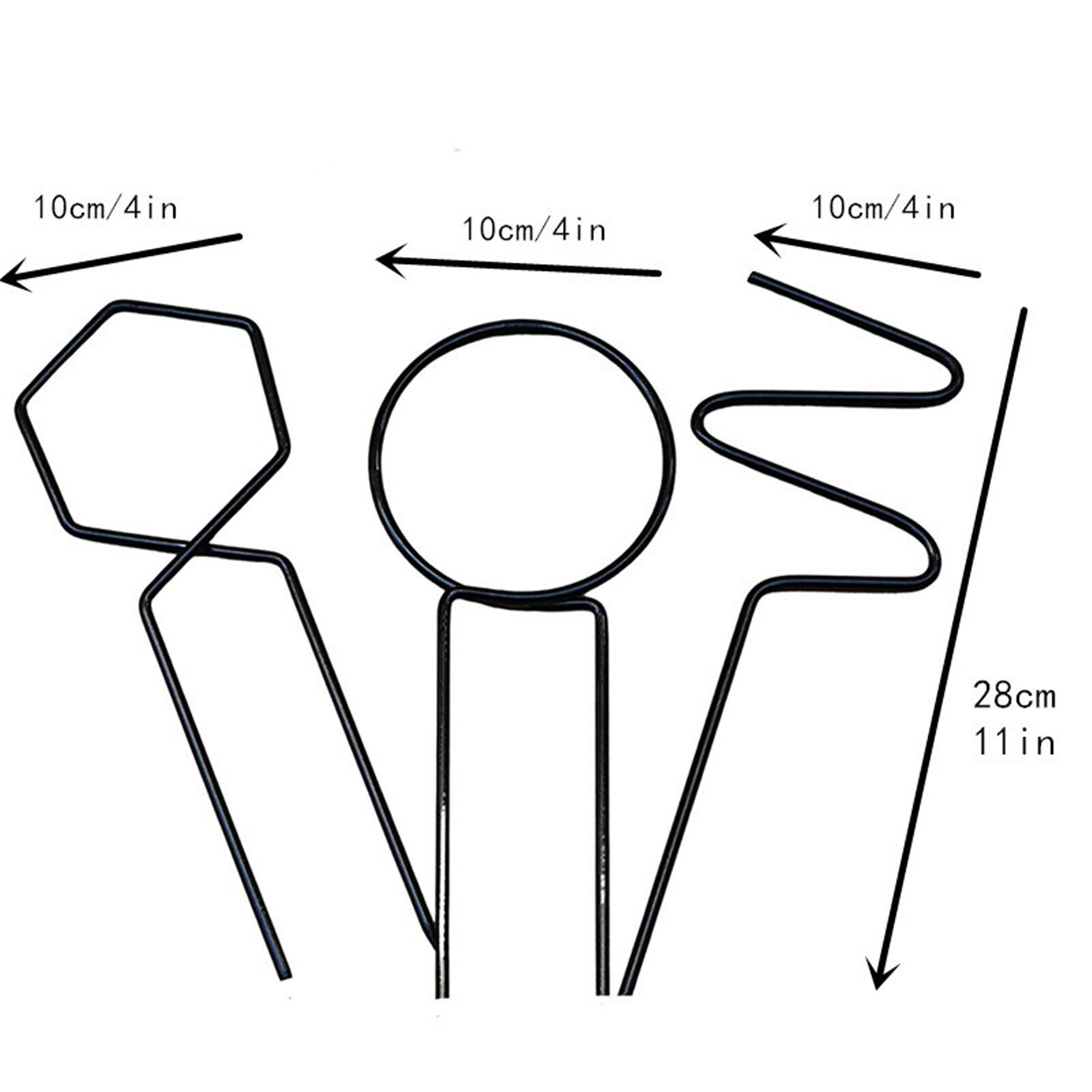 3 Pack Metall Eisen Garten Anlage Unterstützung Einatz Stehen Reben Klettern Unterstützung DIY Topf Klettern Pflanzen Blume Gemüse Wein Gestell