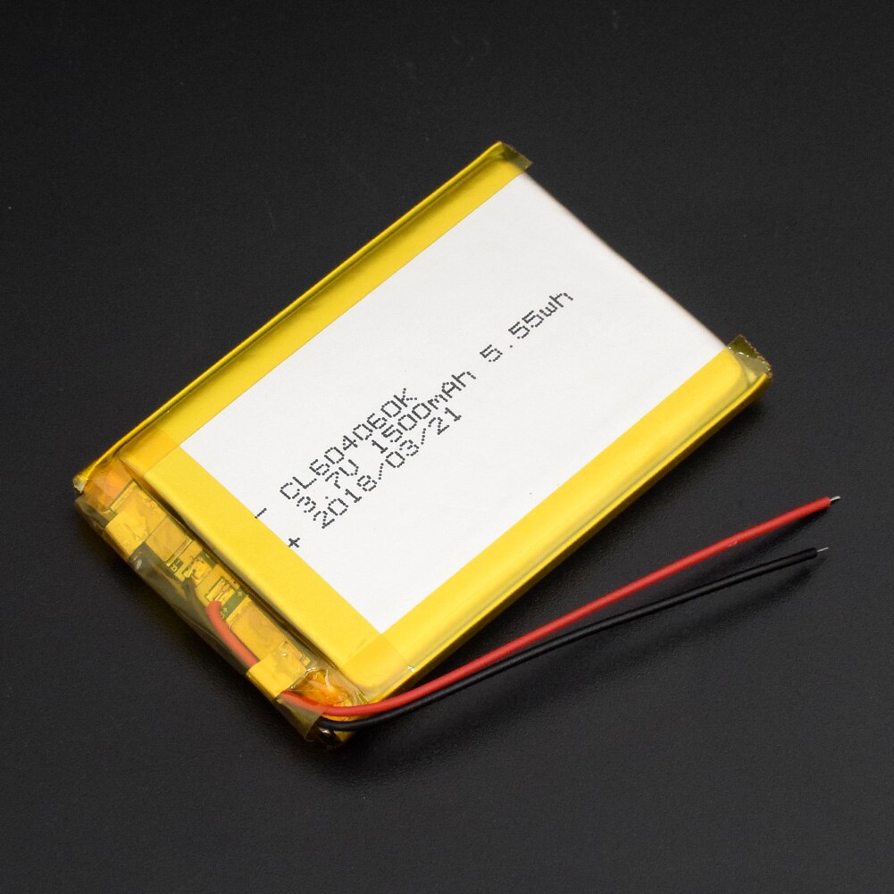 1/2/4 stk 604060 3.7 v lithium polymer batteri 1500 mah gør-det-selv mobil nødstrøm opladning skat li-po genopladelige batterier