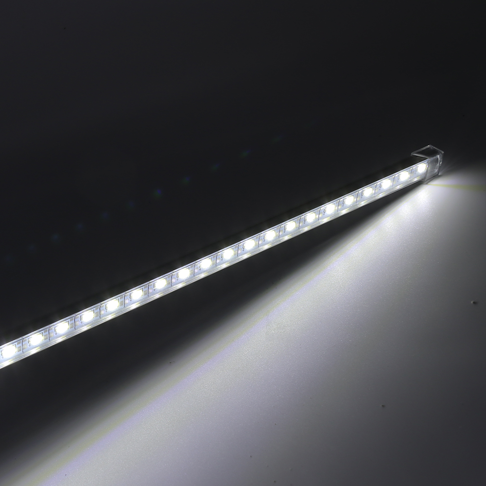 Usb led-barlys 5v x 10/20/35/40/50cm aluminiums stiv led-stripe lysrør for skap kjøkkenbelysning varm kjølig hvit: Blå / Foranderlig