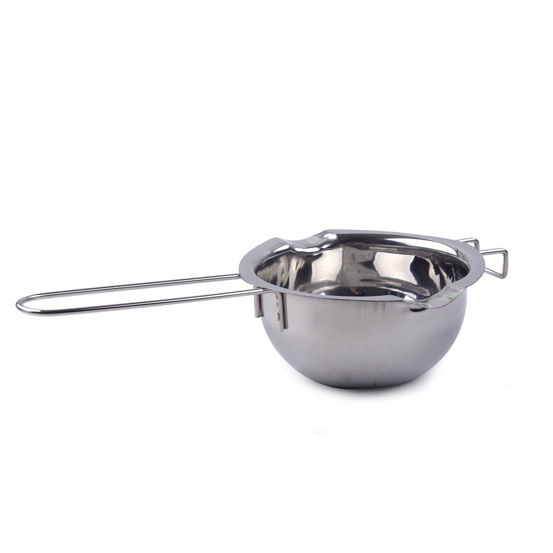 Silver Stainless Steel Wax Chocolate Melting Pot Double Boiler DIY Wedding Scented Candle Baking Tool