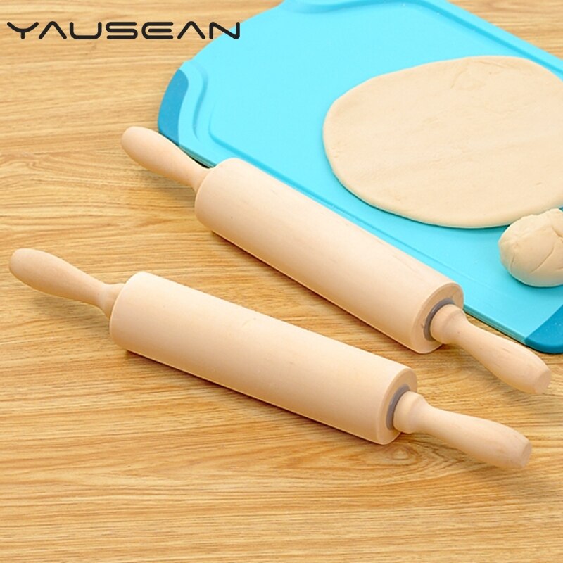 Bâton à rouler en bois naturel, pour tarte, nouilles, bâtons en bois, décoration, rouleau à pâte, cuisson, outils de cuisine, accessoires