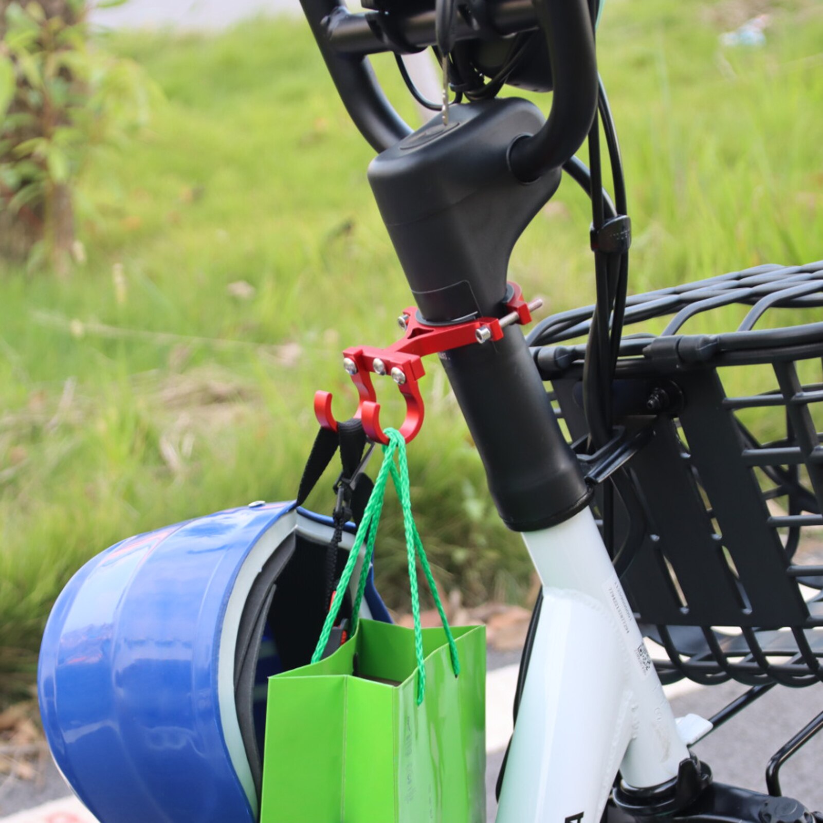 Ysanam Fiets Stuur Hanger Fiets Frame Bagage Mount Haak Fietsen Stuur Hanger Fiets Pijp Mount Houder Kofferbak Fiets