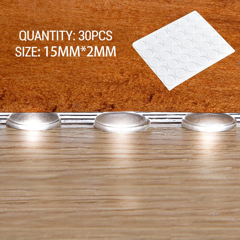 40-80 pces porta pára almofadas de silicone autoadesivas amortecedores de armário amortecedor de borracha almofada de buffer ferragens de móveis: 12x5mmx40pcs