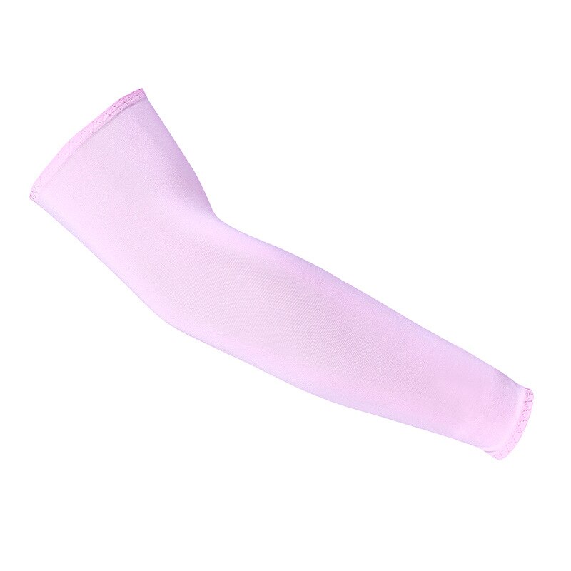 1 Pair Men Women Arm Warmers Summer Arm Sleeves Anti-UV Outdoor Drive Sport Travel Arm Warmers White Black Arm Cover: 8