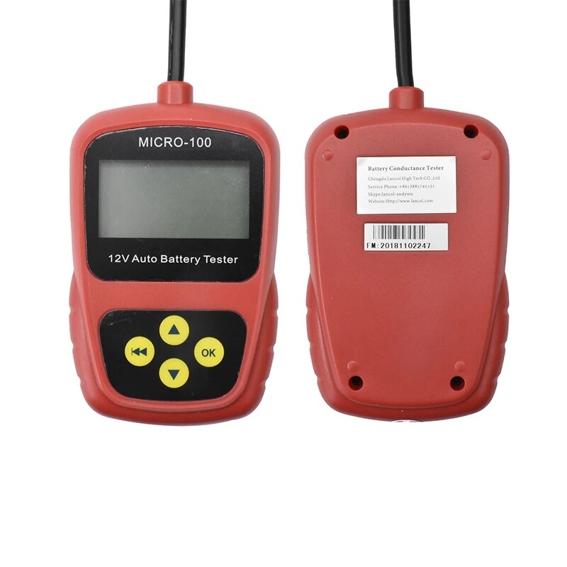 12V Car Battery Capacity Tester MICRO-100 Digital Battery Diagnostic Tool For Bad Cell