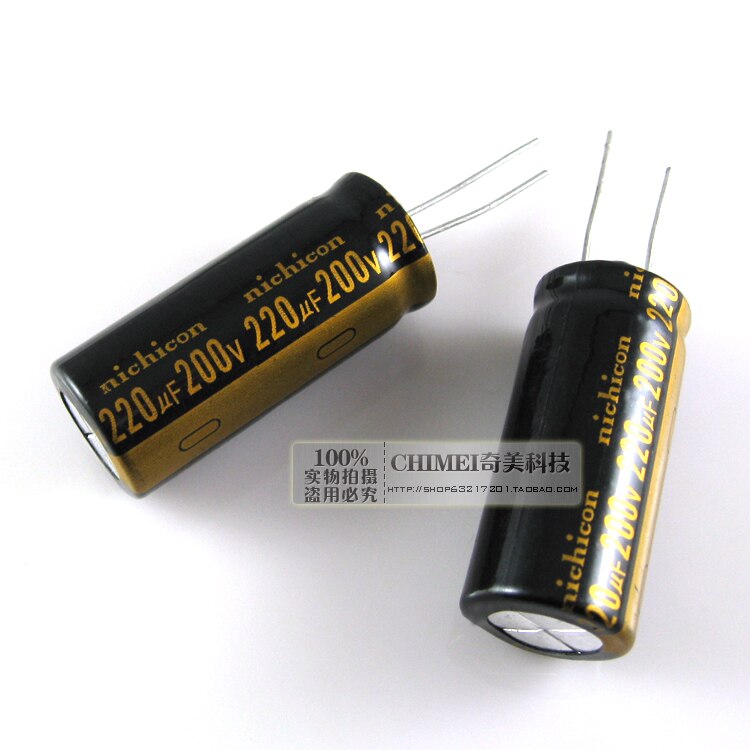 Elektrolytisk kondensator 220uf 200v volum 18 x 25mm kondensator 18 * 25 mm