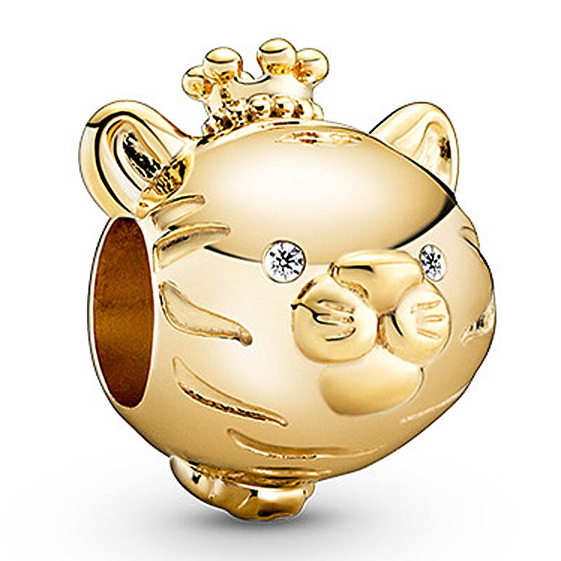 Shine Rat Mouse Spirit Horse Ram Sheep Chinese Twelve Zodiac Charm Fit Bracelet 925 Sterling Silver Beads Diy Jewelry: 3