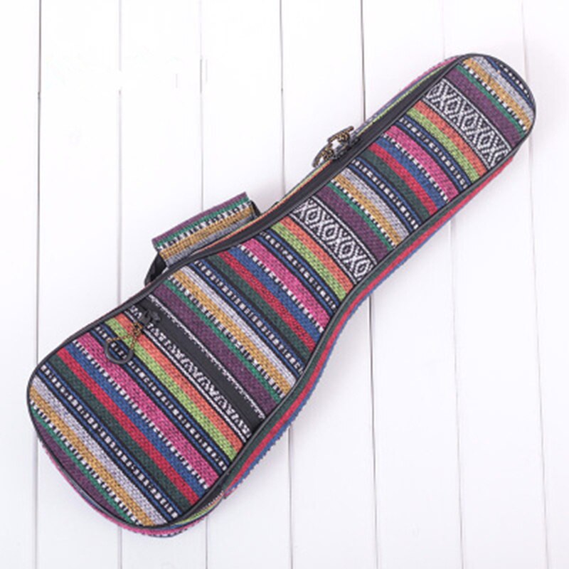 Scione 21/23/26 Cal ukulele plus bawełniany plecak ukulele grube zestawy fortepianowe w stylu etnicznym akcesoria gitarowe: 26cal syle1