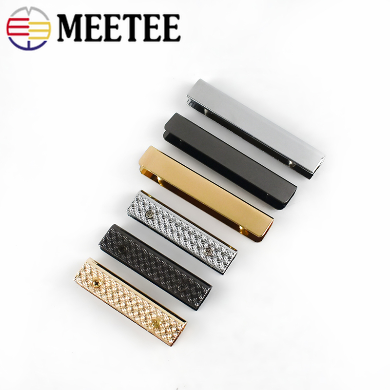 20 pz 15/20/25/32mm tessitura di metallo coda Clip borsa angolo viti bordi protezione fibbia ciondolo fai da te vite gancio accessori di chiusura