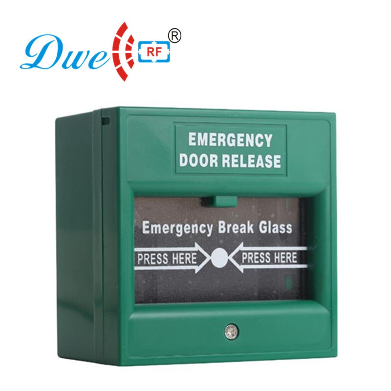 DWE CC RF Security & Protection 12V emergency door exit button push button switch for access control system