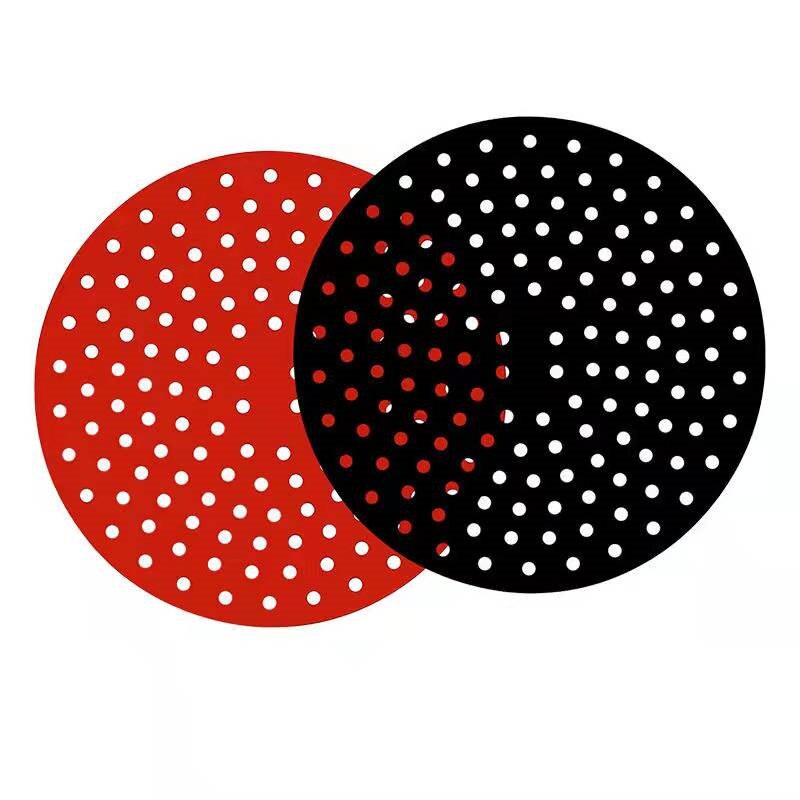 Non-Stick Silicone Air Fryer Liner Steamer Pad Baking Inner Liner Cooking Mat Kitchen Utensils Accessories Eco-friendly Cookware