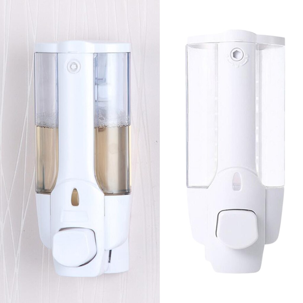 Liquid Soap Dispenser Wall Mount System Alcohol Conditioner Sanitizer Bottle