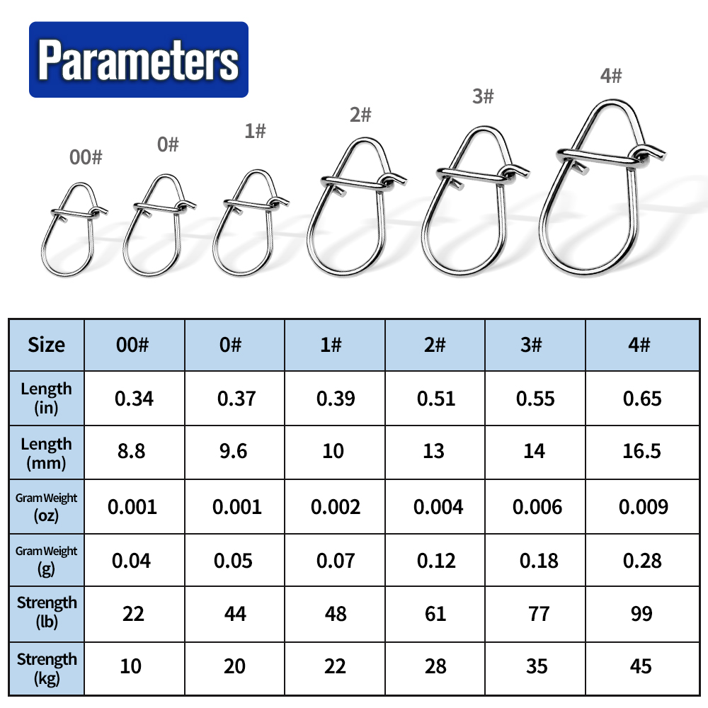 PROBEROS-Pin de acero inoxidable en forma de calabaza, alfiler de mejora de señuelo, Conector de anzuelo de cebo, accesorios de pesca, , 30 unidades por lote