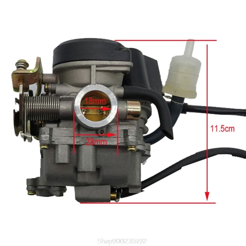18mm iso reikä carb cvk moottoripyörän kaasutin kiinalaiselle  gy6 50cc 60cc 80cc 100cc 139 qmb 139 qma skootteri mopo atv  au 20