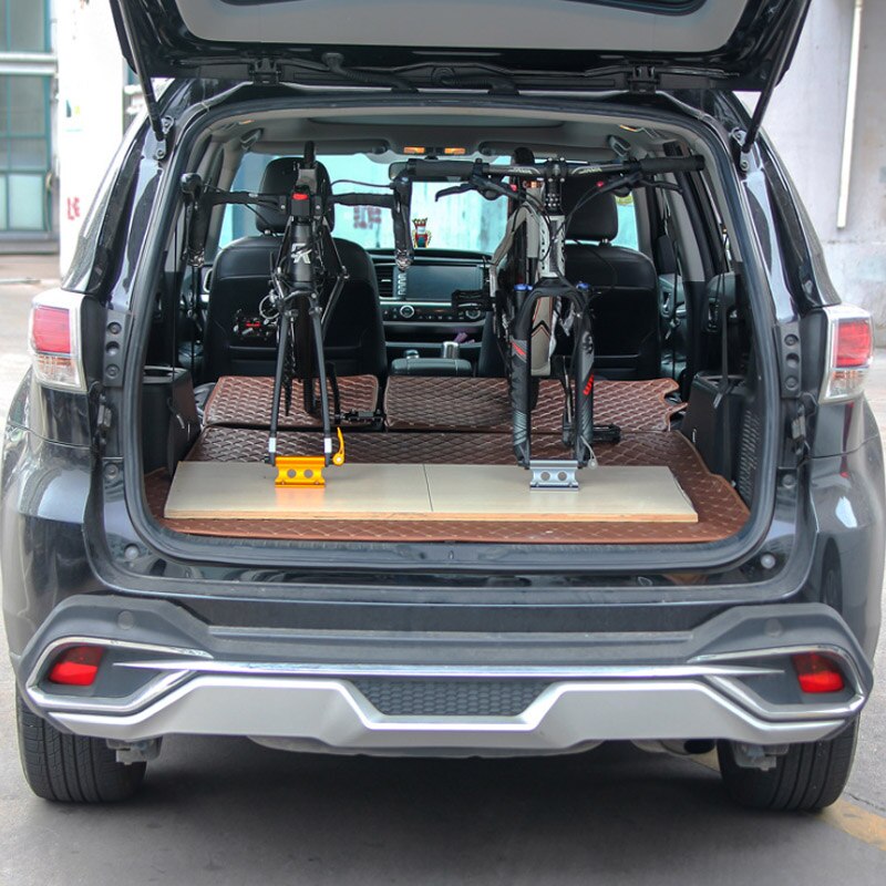 Horquilla delantera de bicicleta QR, Clip fijo, estante de equipaje para bicicleta de montaña, coche y SUV, accesorios de marco fijo portátiles modificados, suministros de equitación