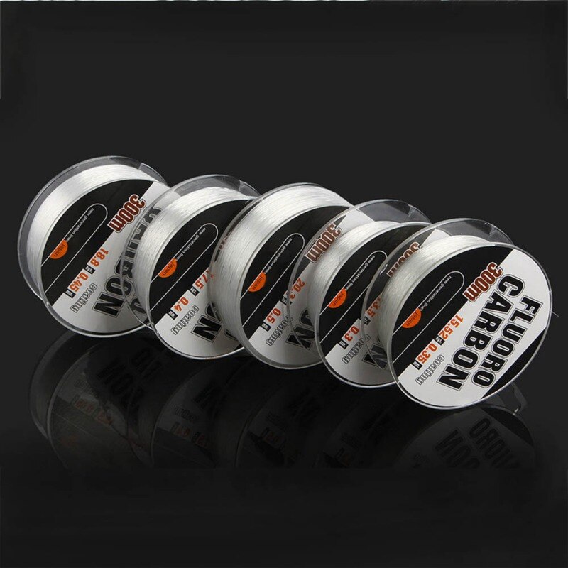 Hilo de pescar de 300M, accesorios de pesca, superpotencia, fuerte, recubierto de fluorocarbono, monofilamento, hilo de pescar líder