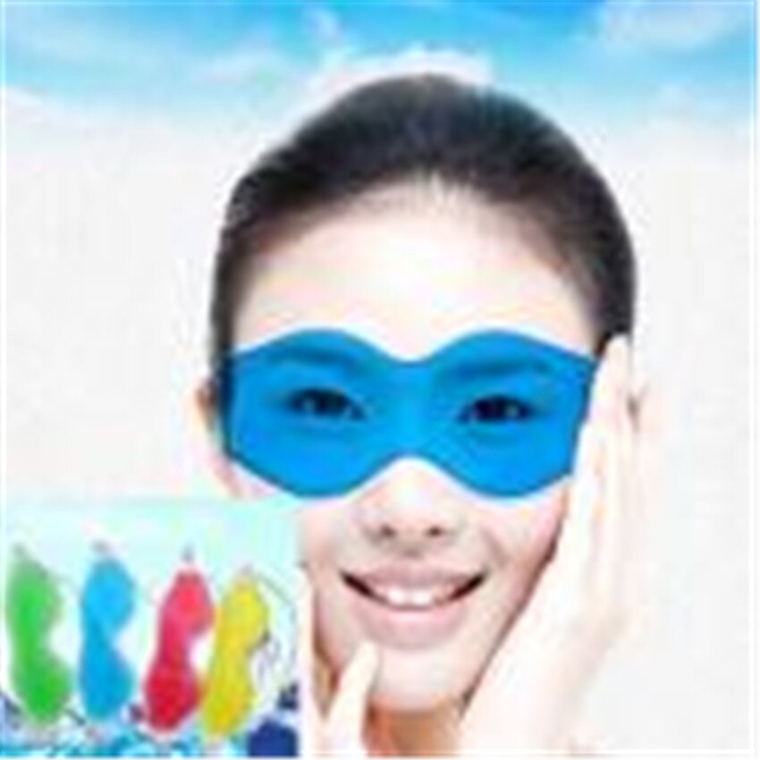 Gel Ice Cool Eye Mask Pack Warm Heat Soothing Tired Eyes Headache Patch eye care tools #0504 a A