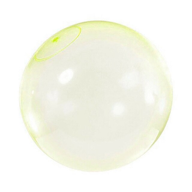 In Stock Durable Bubble Ball Inflatable Fun Ball Amazing Tear-Resistant Super Wubble Bubble Ball Inflatable Outdoor Balls: 50cm / yellow