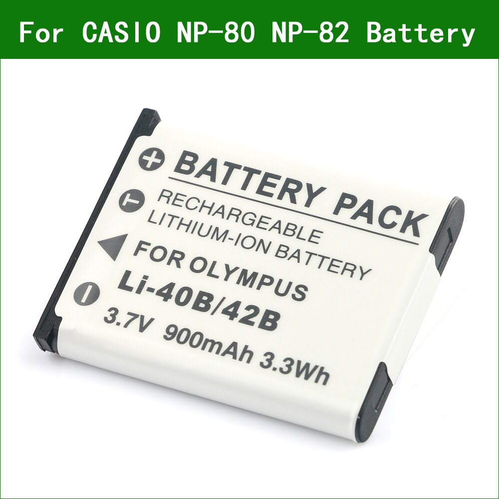 NP-80 NP-82 Digital Camera Battery + Charger for CASIO EX-G1 H5 H60 N1 N10 N20 Z1 Z2 Z27 Z28 Z33 Z35 Z37 Z42 Z88 Z270 Z280