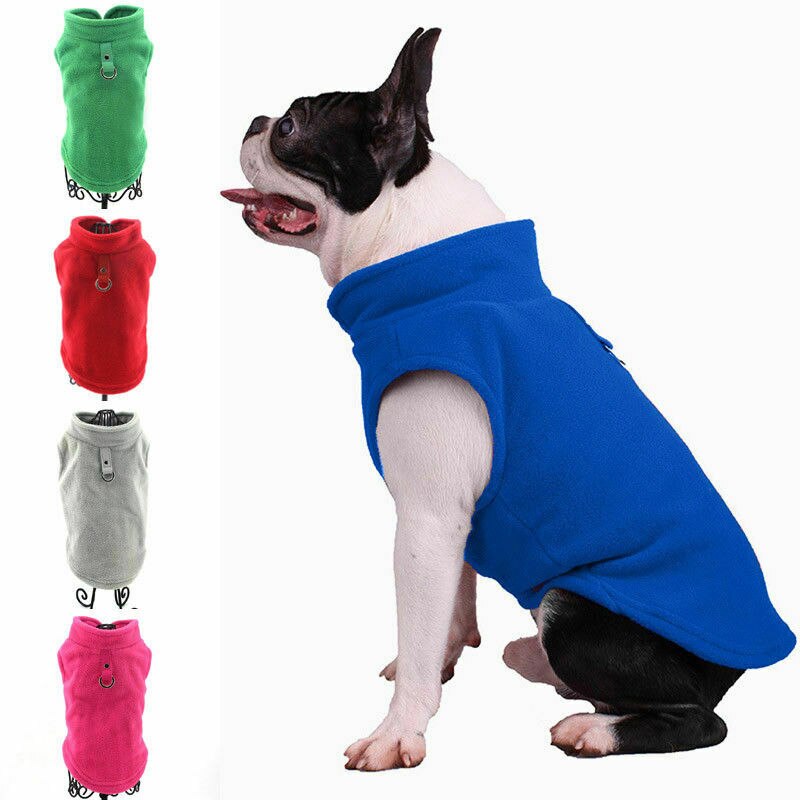 Fleece Harness Pet Vest Jas Jumper Trui Jas Voor Kleine Medium Grote Hond