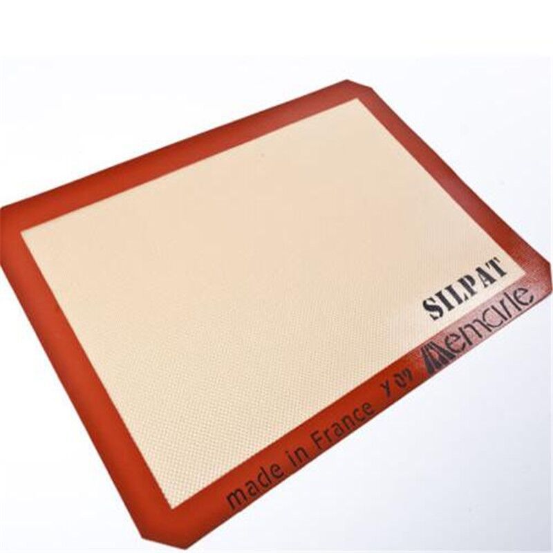 Silpat-bandeja antiadherente de silicona para horno, accesorios para barbacoa, alfombrilla para amasar, masa para Pizza, cocina: Y09