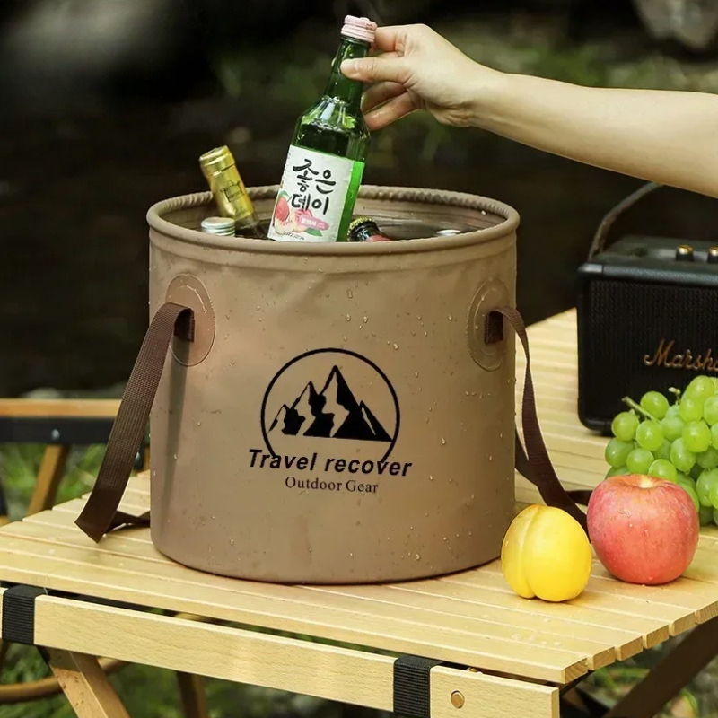 5L/10L/20L Car Folding Bucket Waterproof Foldable Sink Portable Travel Foldable Basin Camping Hiking Fishing Storage Bucket