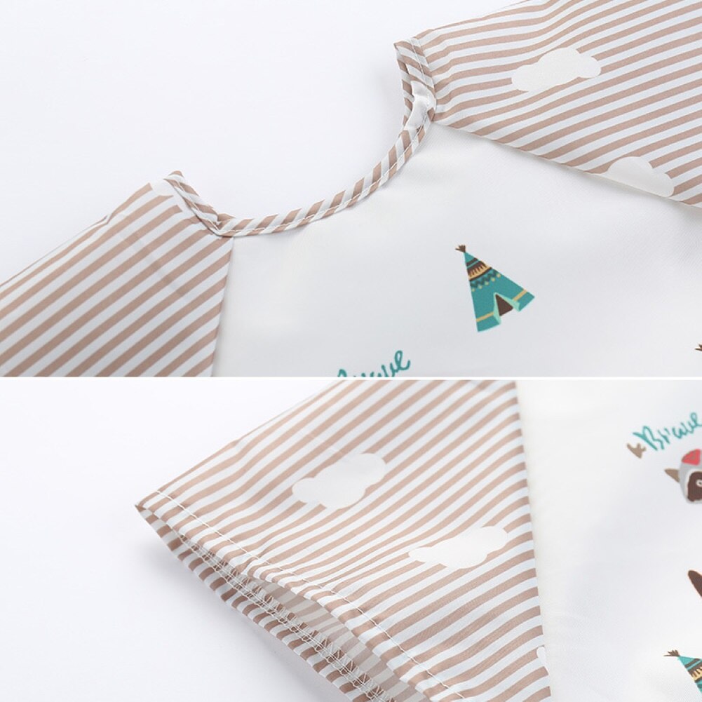 Bavaglini impermeabili per bambini colorati simpatici cartoni animati animali senza maniche bavaglini per neonati bavaglini per neonati Soft Touch bavaglini in tela Burp baberos bebe