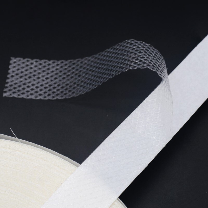 White Double-Sided Melt Adhesive Mesh Tape Garment Adhesive Interlining DIY Sewing Patchwork Material 9meter