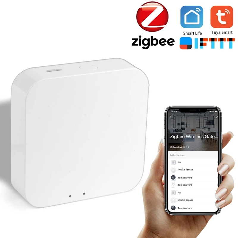 Tuya ZigBee Smart Hub de enlace puente de casa inteligente Tuya Smart Life APP control remoto inalámbrico para todos los Tuya ZigBee 3,0 Smart Pro