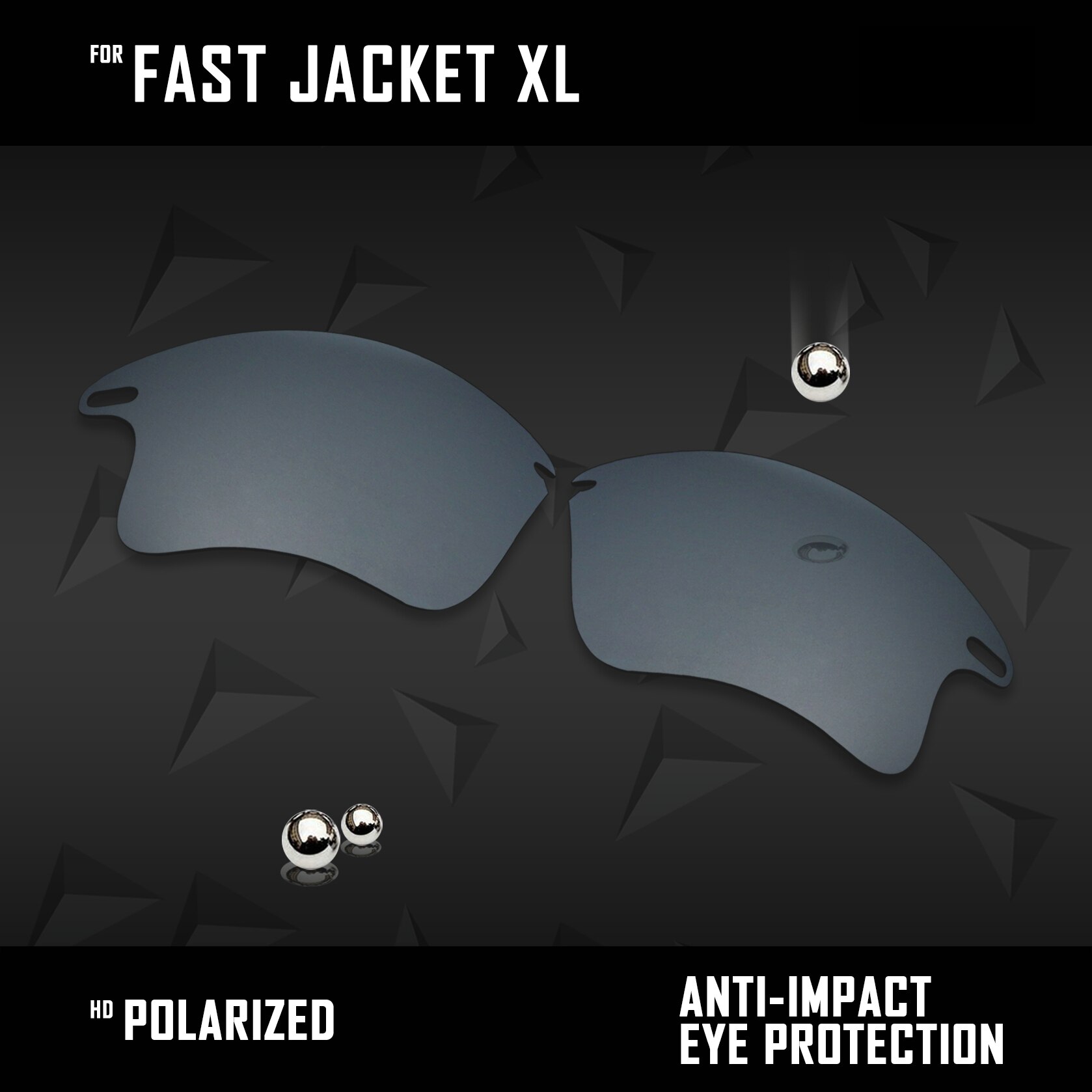 Lentes de repuesto OOWLIT para Oakley Fast Jacket XL OO9156, gafas de sol polarizadas, multicolor