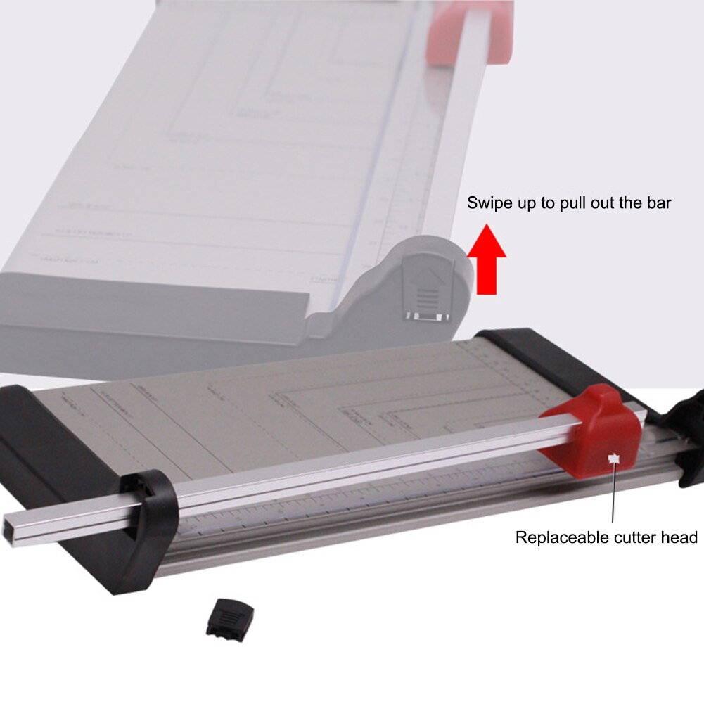 A4 Rolsnijmachine Foto Trimmer 12 Inch Snijden Lengte Handmatige Papiersnijder Duurzaam Kantoor Papier Cutter