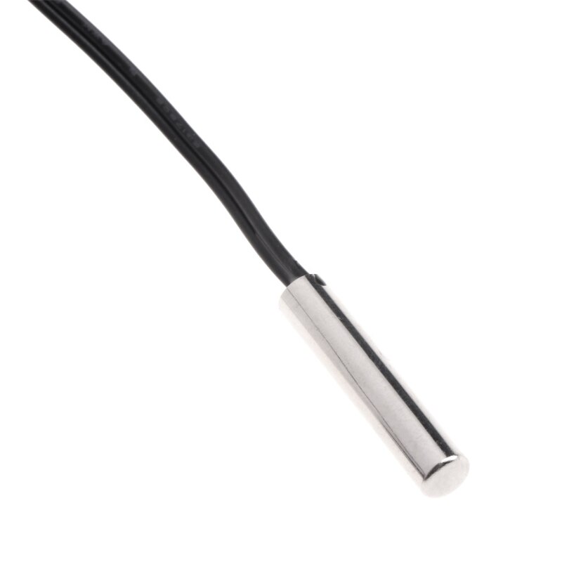 150 cm ntc 10 k ohm 1% 3435 termistor temperaturføler cylinder probe 1.5 m leder