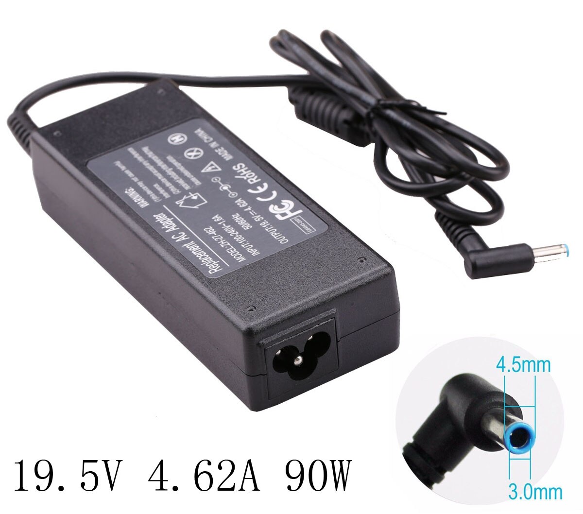 19.5v 4.62a 90w laptop-netzteil/wandladegerät für hp envy 14 15 , pavilion  m4 m6 m7 ppp 009c 15-j009wm 14-k001xx 14-k00tx