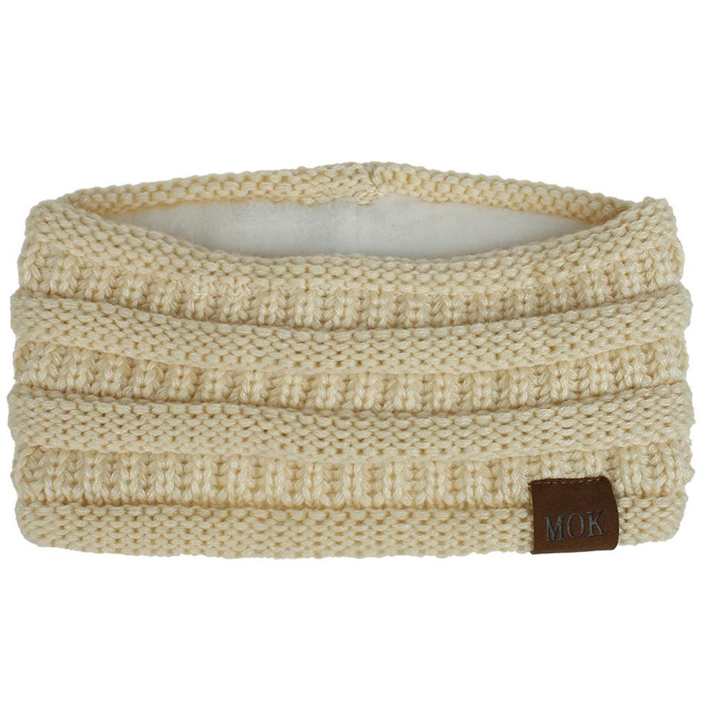 Femmes tricoté bandeau extérieur tête enveloppement hiver plus bandeau pour dames acrylique Crochet bandeau tête enveloppement 20FEB3: BG1